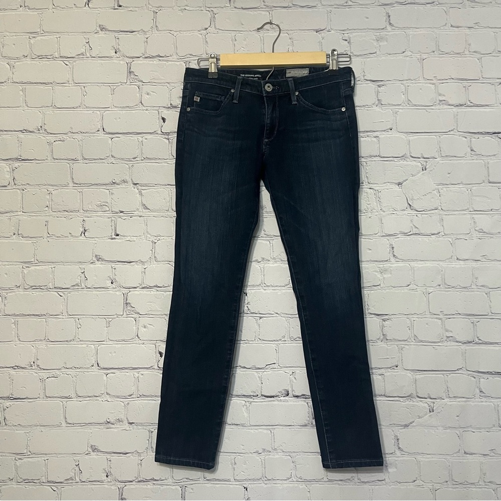 AG Adriano Goldschmied The Legging Ankle Super Skinny Jeans Blue Women’s  Sz 26R